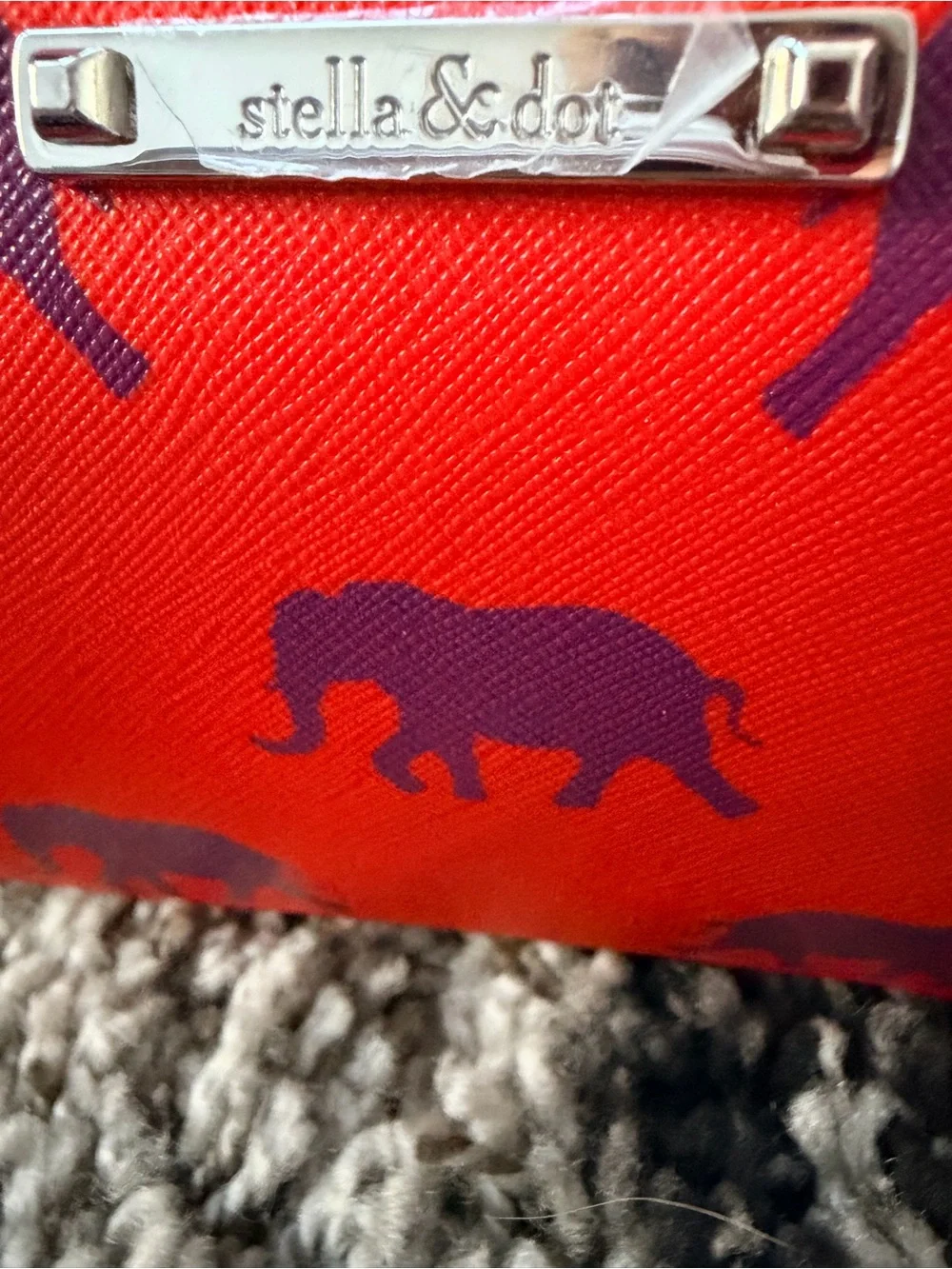 Stella & Dot Elephant Pouch - NIP